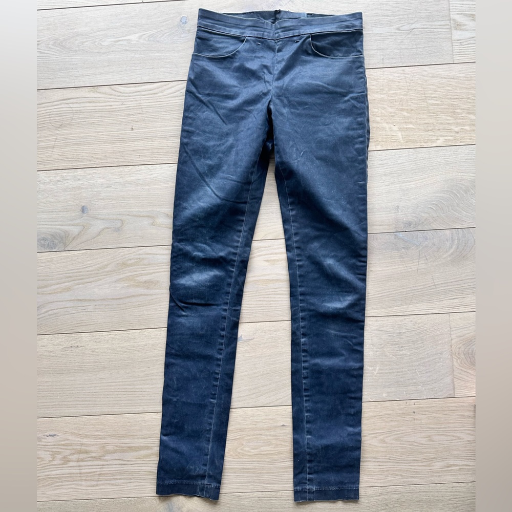 Acne waxy pant in beautiful blue color
